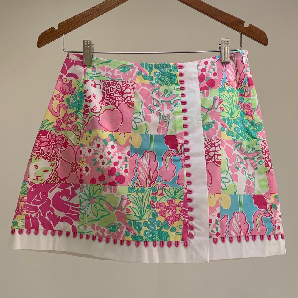 Lilly Pulitzer | Patchwork Pattern Skort - image 1